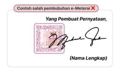 Cara Pembubuhan e-materai yang Benar, Pejuang PPPK dan CPNS 2023 Wajib Simak! (Instagram @cpnsindonesia.id)