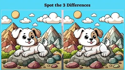 Tes IQ: Asah Kemampuan Observasi, Temukan 3 Perbedaan pada Dua Gambar Anjing Ini, Yuk Coba!