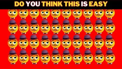 Tes Penglihatan: Yakin Punya Mata Bagus? Coba Temukan Emoji yang Paling Aneh dan Berbeda dari yang Lain!