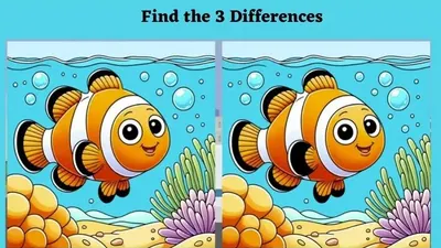 Tes IQ: Asah Kemampuan Observasi, Cari 3 Perbedaan pada Gambar Ikan Ini, Ketemu Tidak?