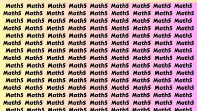 Tes Penglihatan: Yuk Sembari Bersantai Coba Temukan Kata Maths, Yakin Bisa Nih? (fresherslive.com)
