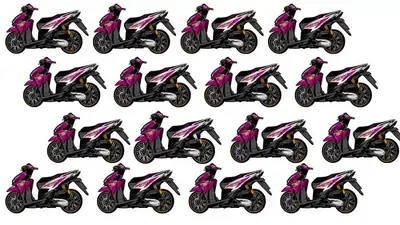 Tes Penglihatan: Ada 1 Motor yang Paling Berbeda di Gambar Ini, Apakah Kamu Melihatnya?