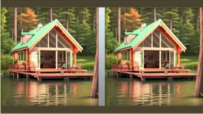Tes IQ: Gambar Rumah Apung Ini Ternyata Punya 3 Perbedaan, Bisakah Kamu Temukan? (fresherslive.com)