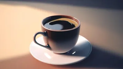 Ilustrasi karakter asli yang sering ditemukan pada orang yang lebih memilih kopi dibandingkan teh.