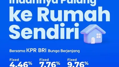 KPR BRI Tawarkan Bunga Menarik dan Bebas Ribet