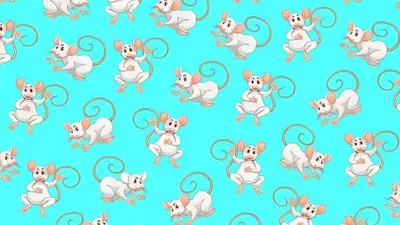 Tes Penglihatan: Asah Ketelitian! Temukan 1 Tikus yang Berbeda di Antara Kumpulan Tikus Lainnya