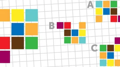 Tes IQ: Apa yang Ganjil dari Deretan Puzzle Persegi Warna-warni?