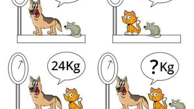 Tantangan tes IQ ini bisa menguji tingkat kejeniusan dengan tugas kamu harus menentukan berat semua hewan.