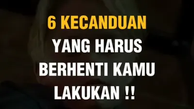 Bukan Hanya Narkoba, Pornografi dan Judi, inilah Enam Jenis Kecanduan yang Harus Dihindari Demi Harga Diri