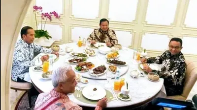 Undangan Makan Siang Presiden dengan Calon Presiden di Istana: Strategi Diplomasi Politik Menurut Pengamat Politik (IG @infopekalongane)