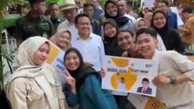 Pasangan Anies Baswedan-Muhaimin Iskandar Dapat Dukungan Gerakan Biru Kuning, Warganet: Representasi Kaum Muda