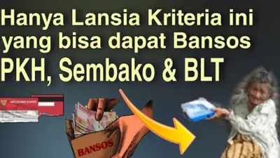 Kriteria lansia yang bisa dapatkan bansos