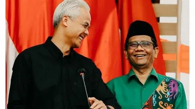 Ganjar Pranowo dan Mahfud MD mendeklarasikan sebagai pasangan bakal calon presiden dan bakal calon wakil presiden pada Pilpres 2024 (Instagram @ganjar_pranowo)
