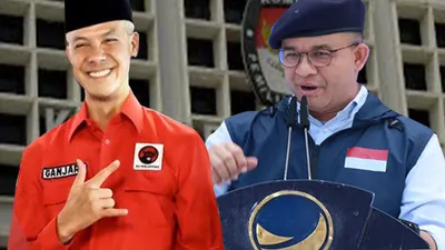 Anies Baswedan dan Ganjar Pranowo