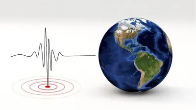 Ilustrasi gempa yang diumumkan BMKG terjadi di Lebak, Banten pada hari ini, Kamis, 17 Agustus 2023.