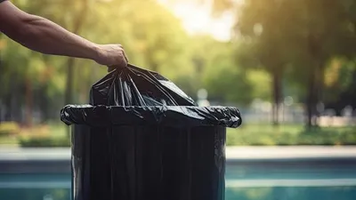 Ilustrasi tong sampah