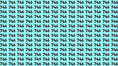 Tes Penglihatan: Asah Ketajaman Mata Kamu, Coba Temukan Angka 749 di Antara 746