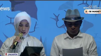 Relawan Anies-Ganjar melangsungkan silaturahmi di Gedung GBN, Jakarta Pusat, Rabu, 28 Februari 2024.