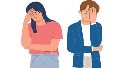 Ilustrasi karakter pecundang.