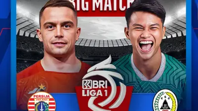 BIG MATCH! Link Nonton Live Streaming Persija Jakarta vs PSS Sleman pada Liga 1 Hari Ini di Indosiar, Kick Off 19.00 WIB