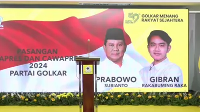 Golkar resmi calonkan Gibran sebagai cawapres mendampingi Prabowo dalam Pemilu 2024.