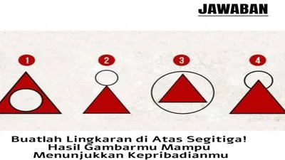 Tes Kepribadian: Cara Menggambar Lingkaran di atas Segitiga Ternyata Bisa Ungkap Karaktermu Lho!