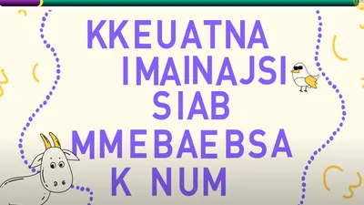 Tes Ilusi Optik: Susunlah Huruf Acak Ini Menjadi Kata-kata yang Bisa Dibaca dalam Waktu 10 Detik!