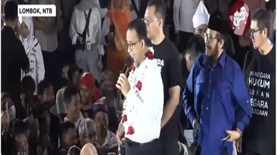 Anies Baswedan kala berkunjung ke Lombok NTB, singgung soal kebebasan berbicara 