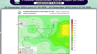 Prediksi Cuaca di Provinsi DKI Jakarta Berdasarkan Info BMKG, Ada Hujan Ringan pada Tanggal Ini, Lho!