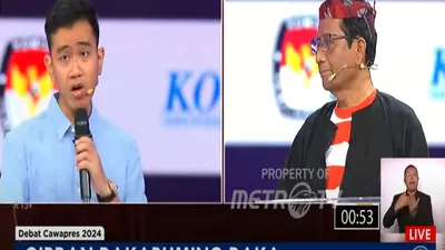 Mahfud MD Bahas Soal Ekonomi Kerakyatan dan Digital Ingatkan Pinjol dan Judi Online, Gibran Singgung Pentingnya Masalah Pencurian Data