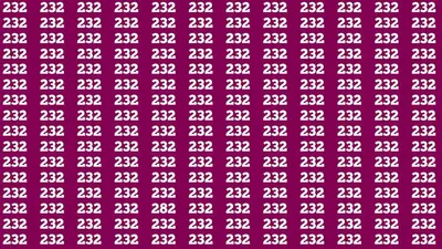 Tes Penglihatan: Coba Temukan Angka 282 di Antara Angka 232 untuk Asah Ketajaman Matamu!