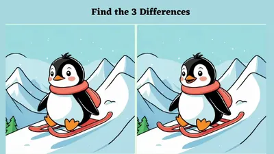 Tes Penglihatan: Coba Temukan 3 Perbedaan pada Penguin Ini untuk Buktikan Seberapa Jeli Matamu!
