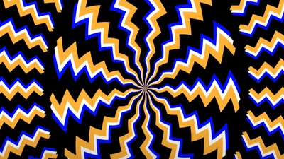 Tes Ilusi Optik: Amati Gambar Zigzag Berikut ini! Apakah Gambarnya Bergerak atau Diam?
