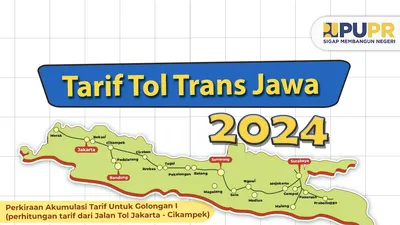 Estimasi Tarif Tol Trans Jawa di Musim Mudik Lebaran 2024, Cek di Sini!