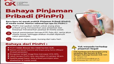 Bahaya Pinpri atau Pinjaman Pribadi yang Marak di Media Sosial, Generasi Muda Wajib Tahu Tentang Ini!
