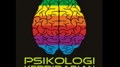 Gambar otak dengan warna warni yang mencolok.