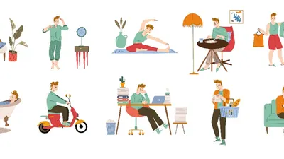 Illustrasi. Kebiasaan para 5 tokoh sukses