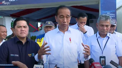 Presiden Joko Widodo (Jokowi) saat berbicara soal IKN.