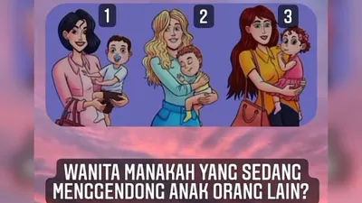 Tes Kepribadian: Wanita Manakah yang Gendong Anak Orang Lain? 