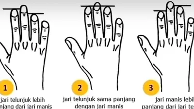 Illustrasi. Ukuran Panjang Jari Tangan Bisa Ungkap Kepribadian Aslimu