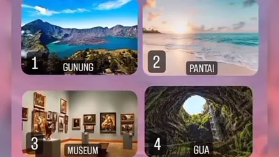 Tes Kepribadian: Destinasi yang Kamu Pilih untuk Liburan Ungkap Karaktermu, Benarkah Suka Pantai Tipe Romantis?