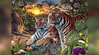 Tes Ilusi Optik: Temukan 8 Wajah Harimau Lainnya yang Tersembunyi pada Gambar, Buktikan Kamu Si Paling Akurat