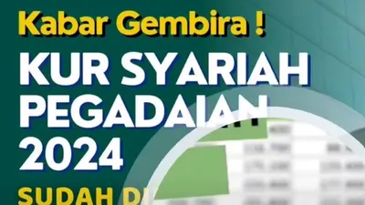 KUR Pegadaian 2024 Bisa Tanpa Bunga dan Jaminan, Ini Syarat dan Cara Mengajukan KUR Pegadaian Rp50 Juta