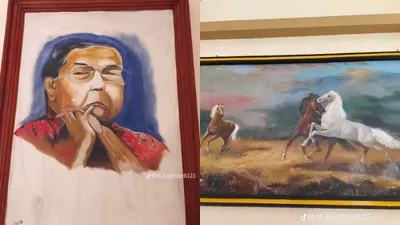 Hasil Lukisan Karya Pasien RSJ di Bogor Tak Kalah Keren dari Seniman, Netizen Takjub: Mahal Itu Seninya