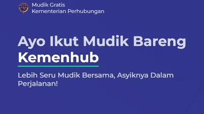 Pendaftaran Mudik Gratis Kemenhub 2024 Naik Kapal Dibuka Hari Ini