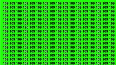 Tes IQ: Temukan Angka 190 di Antara Angka 109 dalam 11 Detik!