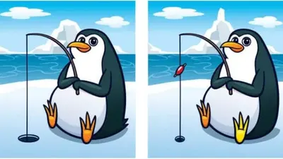 Tes IQ: Ada 5 Perbedaan dari Gambar Pinguin yang Memancing Ini Coba Temukan Minimal 3 Saja, Yuk Fokus Dulu!