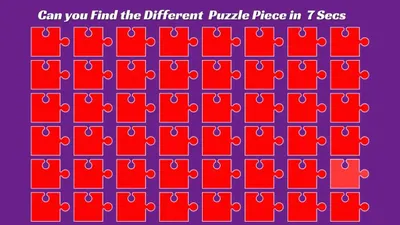 Tes Penglihatan: Asah Kemampuan Observasi Kamu, Coba Temukan Satu Puzzle yang Berbeda