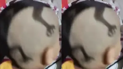 Viral Anak Dipotong Rambut oleh Bapaknya