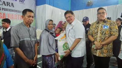 Penyaluran MRP Mitigasi Rawan Pangan berupa Cadangan Beras Pemerintah CBP 10 kg Tahap 2 bulan Maret 2024